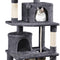 62.2Inches Cat Tree Cat Tower Cat Condo with Platform & Hammock, Scratching Posts for Kittens Pet Play House with Plush Perch for Indoor Activity Relaxing